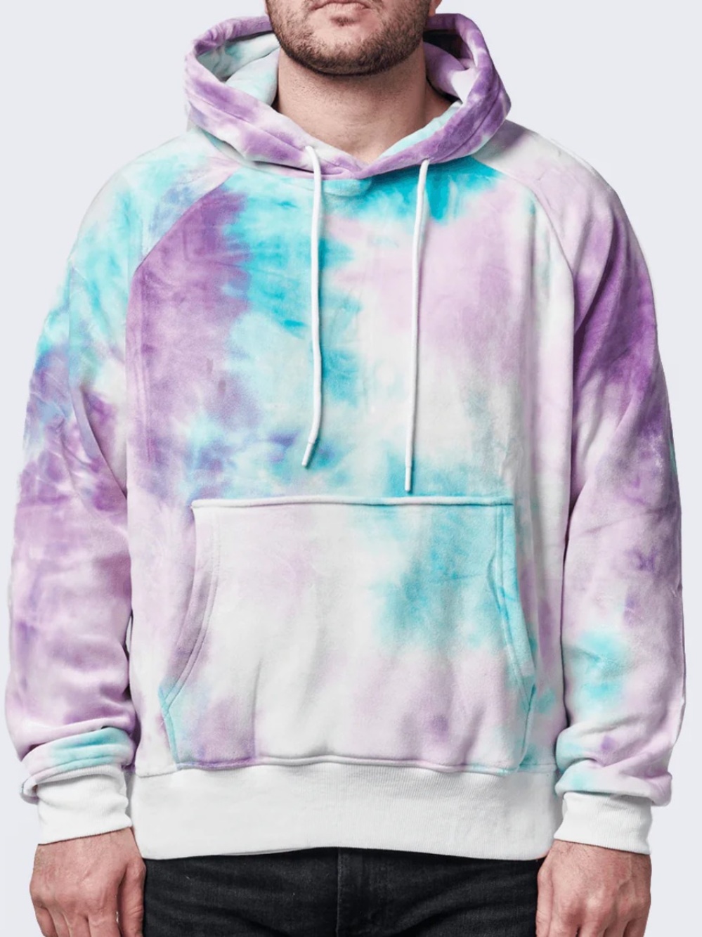 💜Tie-Dye Velvet Hoodie - Picture 6 of 7